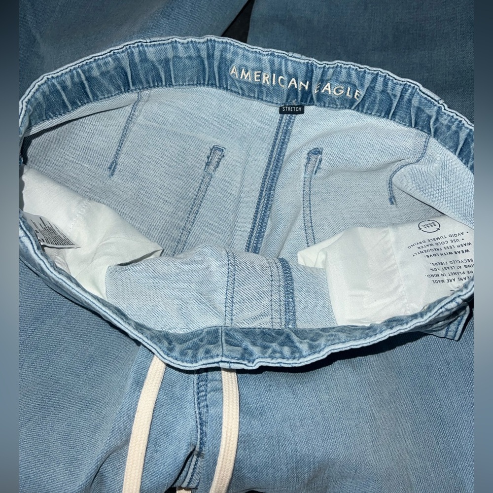 American Eagle Womens Cozy Dreamy Drape Baggy Convertible Jogger (Small) - Picture 6 of 14